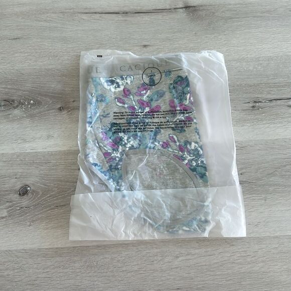 Cacique High-Waist Brief Panty Wide Waistband Blurry Rose Grey 14/16 NWT IN PKG - Picture 5 of 5